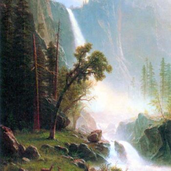 Yosemite Falls by Bierstadt