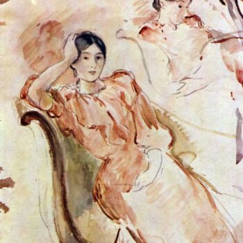 Portrait Studies of Jeanne Pontillon by Morisot