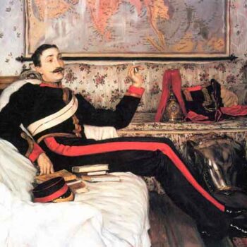 Colonel Frederick Gustavus Burnaby by Tissot