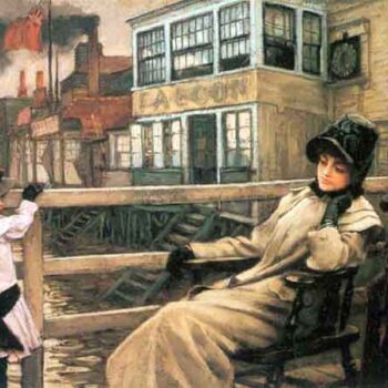 On The Ferry Waiting #2 by Tissot