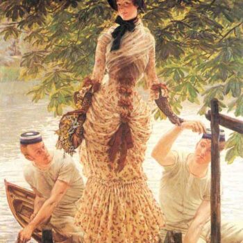 On The Thames by Tissot