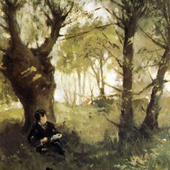 Scene in Auvers by Morisot