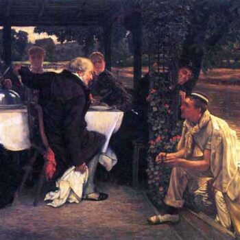 The Prodigal Son in Modern Life- The Fattened Calf by Tissot