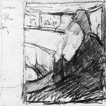 Sketch (In The Opera) by Cassatt
