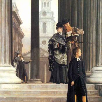 Visitors in London by Tissot