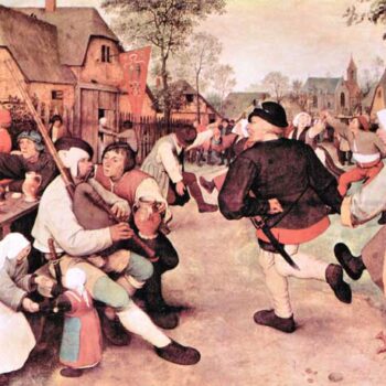 Barn Dance by Pieter Bruegel