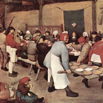Country Wedding by Pieter Bruegel