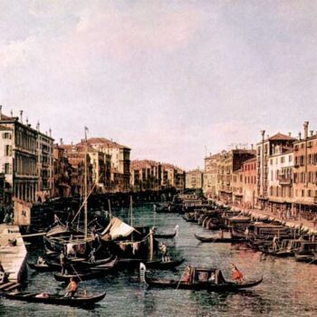 Grand Canal at San Vio by Canaletto
