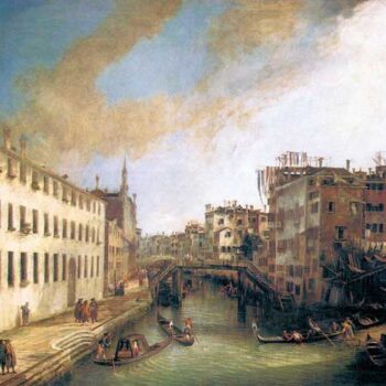 The River of Mendicanti by Canaletto