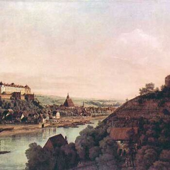 View of Pirna [1] by Canaletto