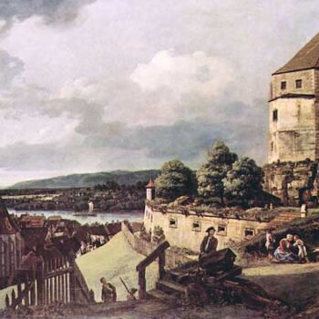 View of Pirna [2] by Canaletto