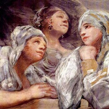 Spectators by Goya