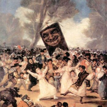 The Funeral of Sardina by Goya