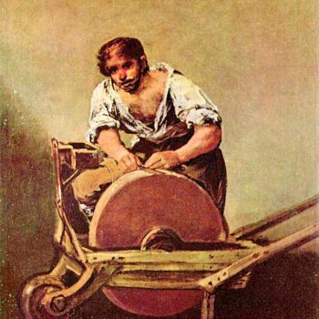The Grinder by Goya
