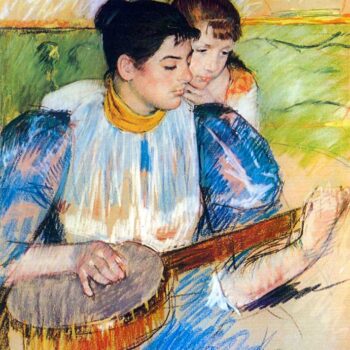 The Banjo Lesson by Cassatt