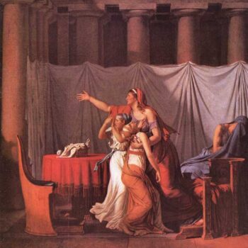 Brutus Liktoren Bring His Dead Sons by Jacques Louis David