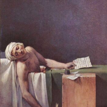 The Murdered Marat by Jacques Louis David