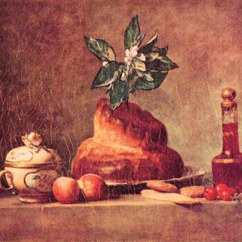 Still Life with Brioche by Jean Chardin