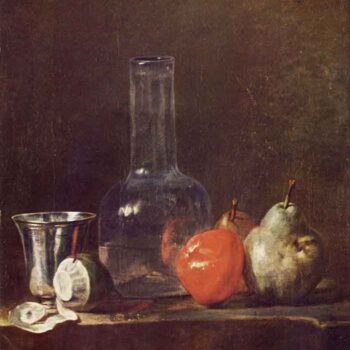 Still Life with Glass and Fruits by Jean Chardin