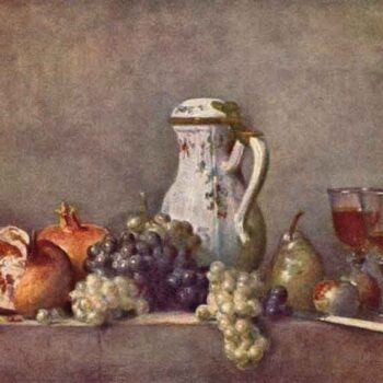 Still Life with Porcelain Jug by Jean Chardin