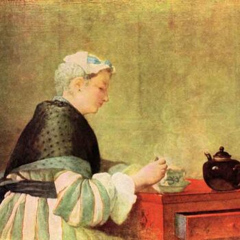 Tea Drinker by Jean Chardin