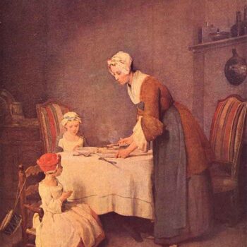 The Table Prayer by Jean Chardin