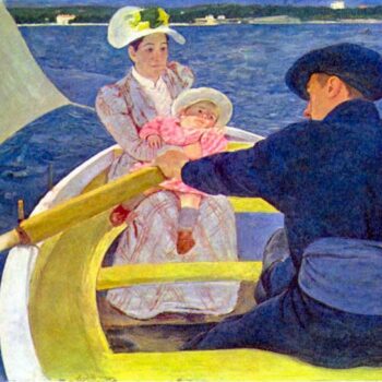 The Boat Travel by Cassatt