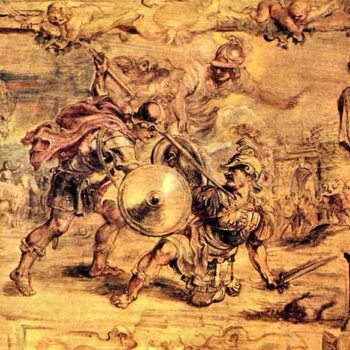 Achilles Defeats Hector by Rubens