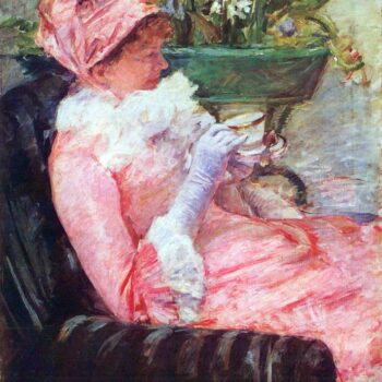 The Cup of Tea by Cassatt