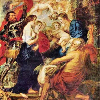 Madonna with Saints by Rubens