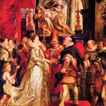 Medici Marriage in Florence by Rubens