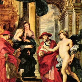Medici Treaty of AngoulĚŁ®ŐĚ˘ĺ»me by Rubens