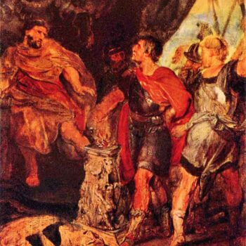 Mucius Scaevola Before Porsenna by Rubens