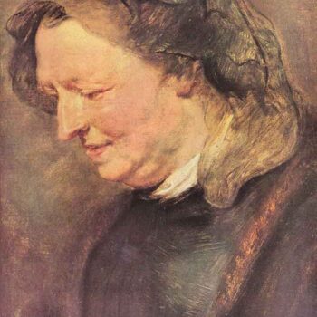 Portrait of an Old Woman by Rubens