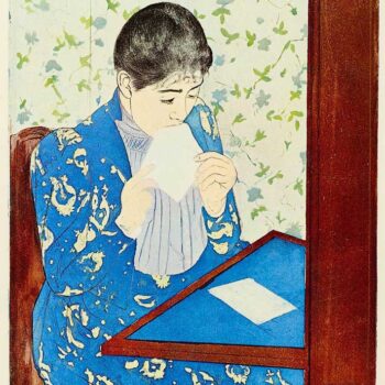 The Letter #1 by Cassatt
