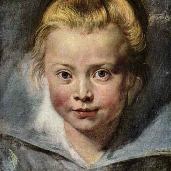Portrait of Clara Serena Rubens by Rubens