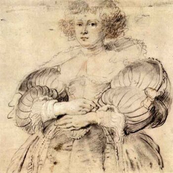 Portrait of Helene Fourment by Rubens