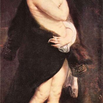 Portrait of HĚŁ®ŐĚ˘ĺ©LĚŁ®ŐĚ˘ĺ¬Ne Fourment by Rubens