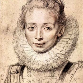 Portrait of The Artist's Daughter Clara Serena by Rubens