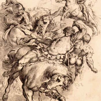 Reiter Battle by Rubens