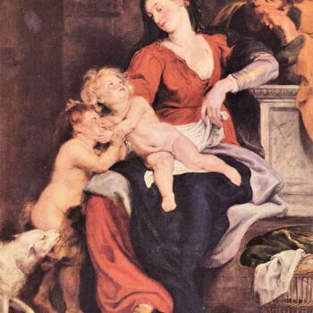 The Holy Family with The Basket by Rubens