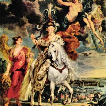 The Medici's Arriving in Marseille, Sketch by Rubens