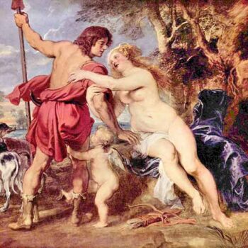Venus and Adonis by Rubens