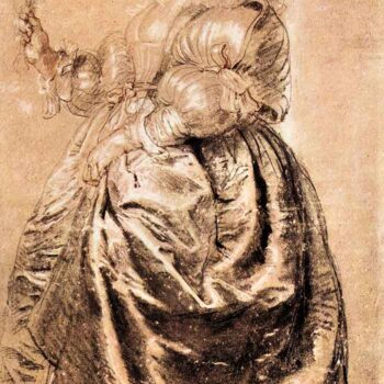 Young Woman with a Fan by Rubens