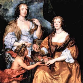 Elizabeth Thimbleby and Dorothy Viscountess Andover by Van Dyck