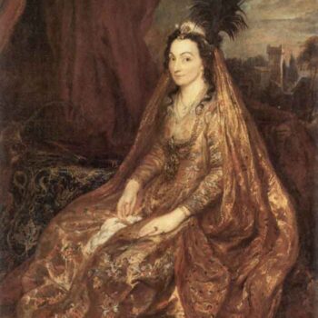 Portrait of Elisabeth Theresa by Van Dyck