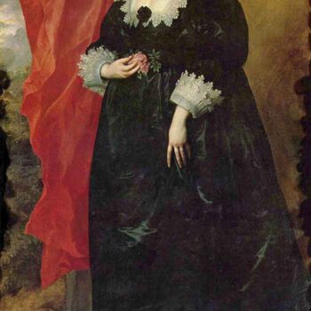 Portrait of Margaret Von Lothringen by Van Dyck
