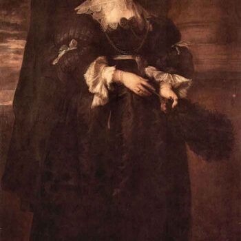 Portrait of Marie De Raet by Van Dyck
