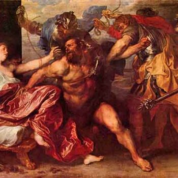Samson and Delilah by Van Dyck