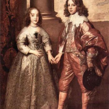 William of Orange with His Future Bride by Van Dyck
